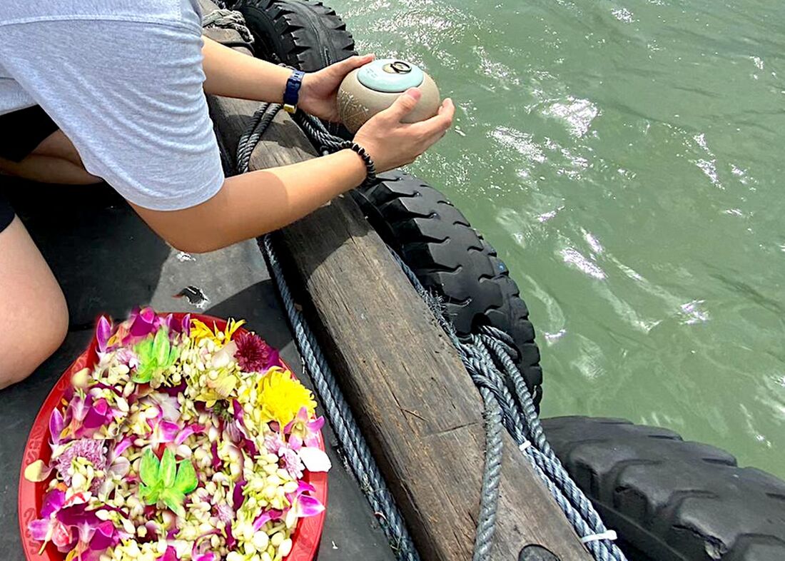 Private sea scattering of pet cremains